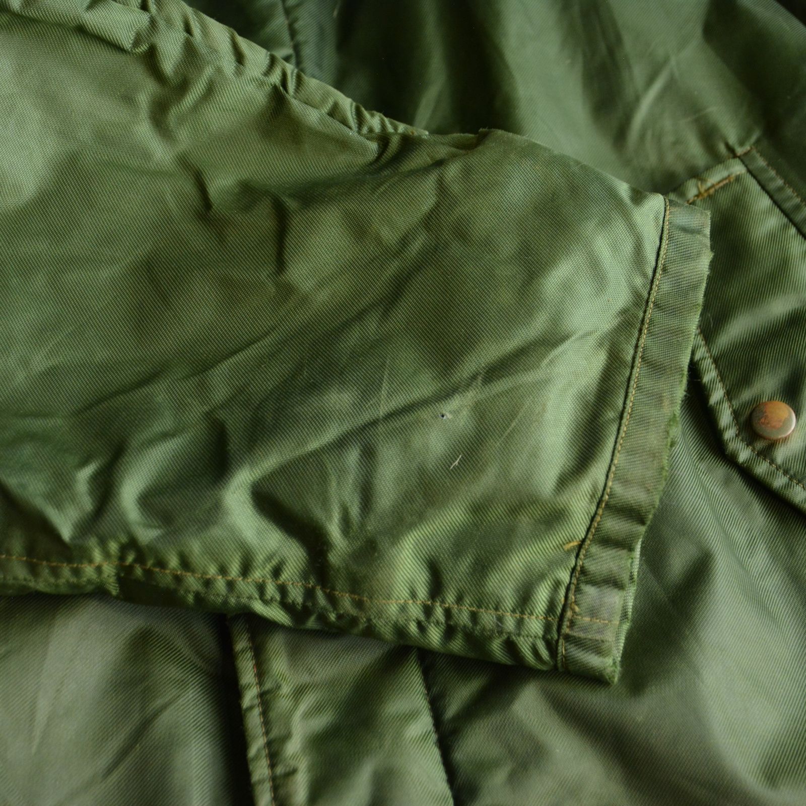 古着 60's / 米軍 US NAVY ECW A-1 ナイロン デッキ ジャケット
