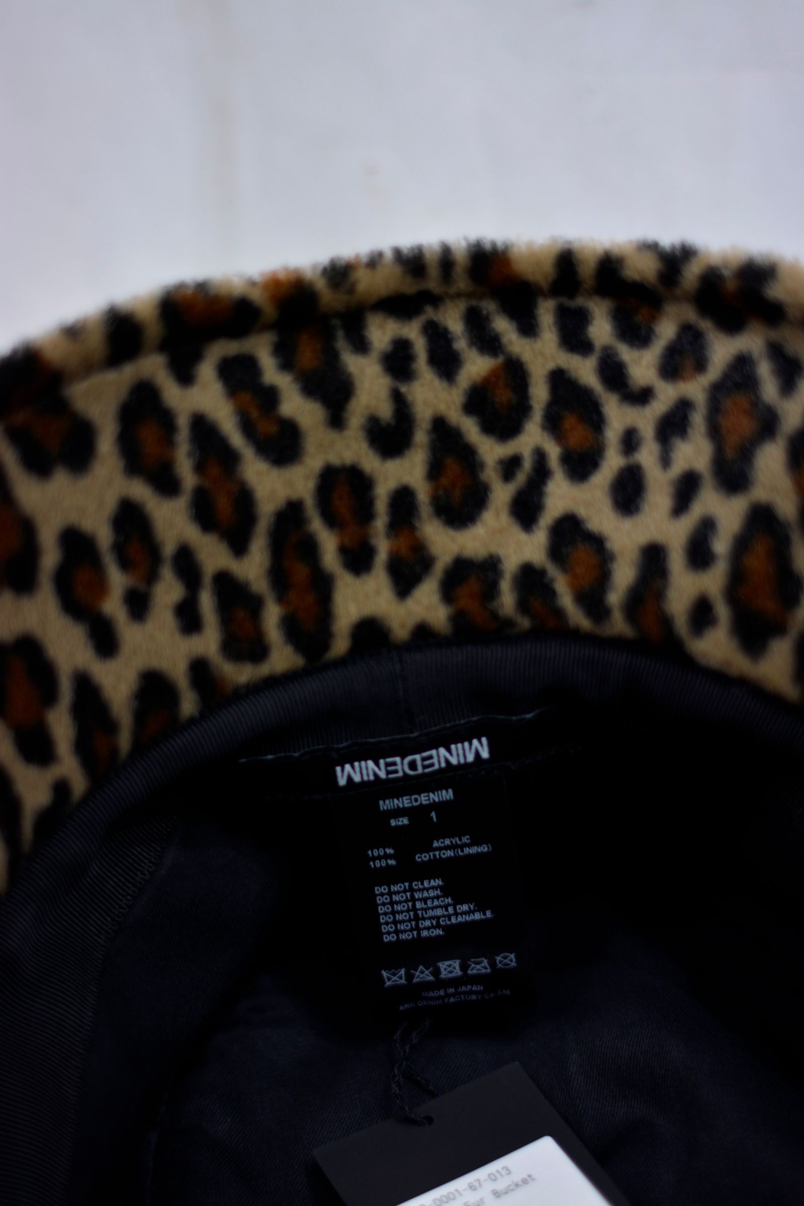 Leopard Fur Bucket HAT
