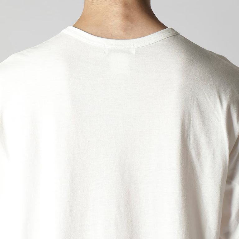 yohji yamamoto - YYH PT SHORT SLEEVE T （WHITE） ロゴ