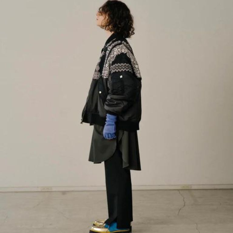 FACETASM - ORIGINAL BANDANA PRINT MA-1 (BLACK) / バンダナ FACETASM - ORIGINAL BANDANA PRINT MA-1 (BLACK) / バンダナ
