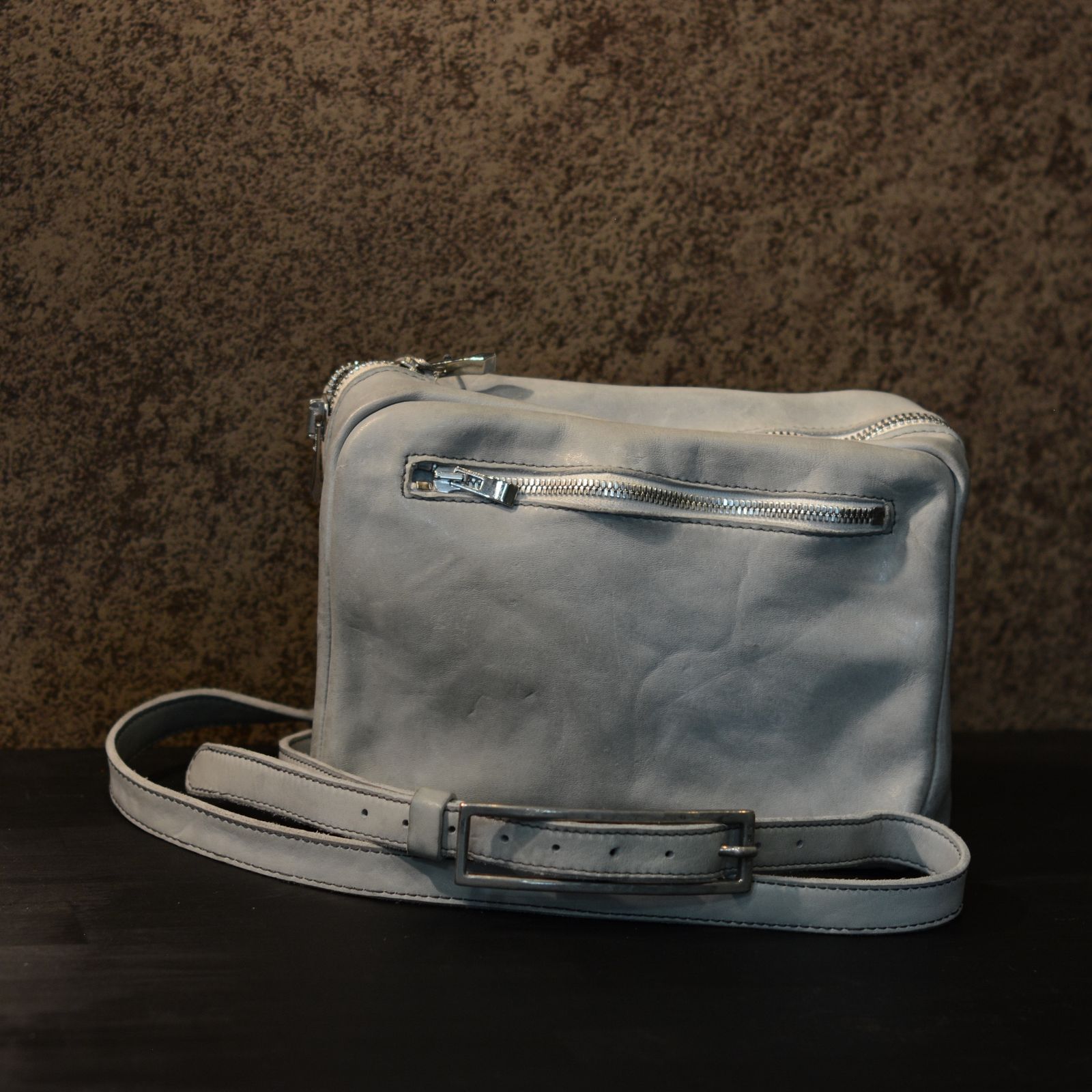 HORSE WHITE LEATHER BAG SQ-2