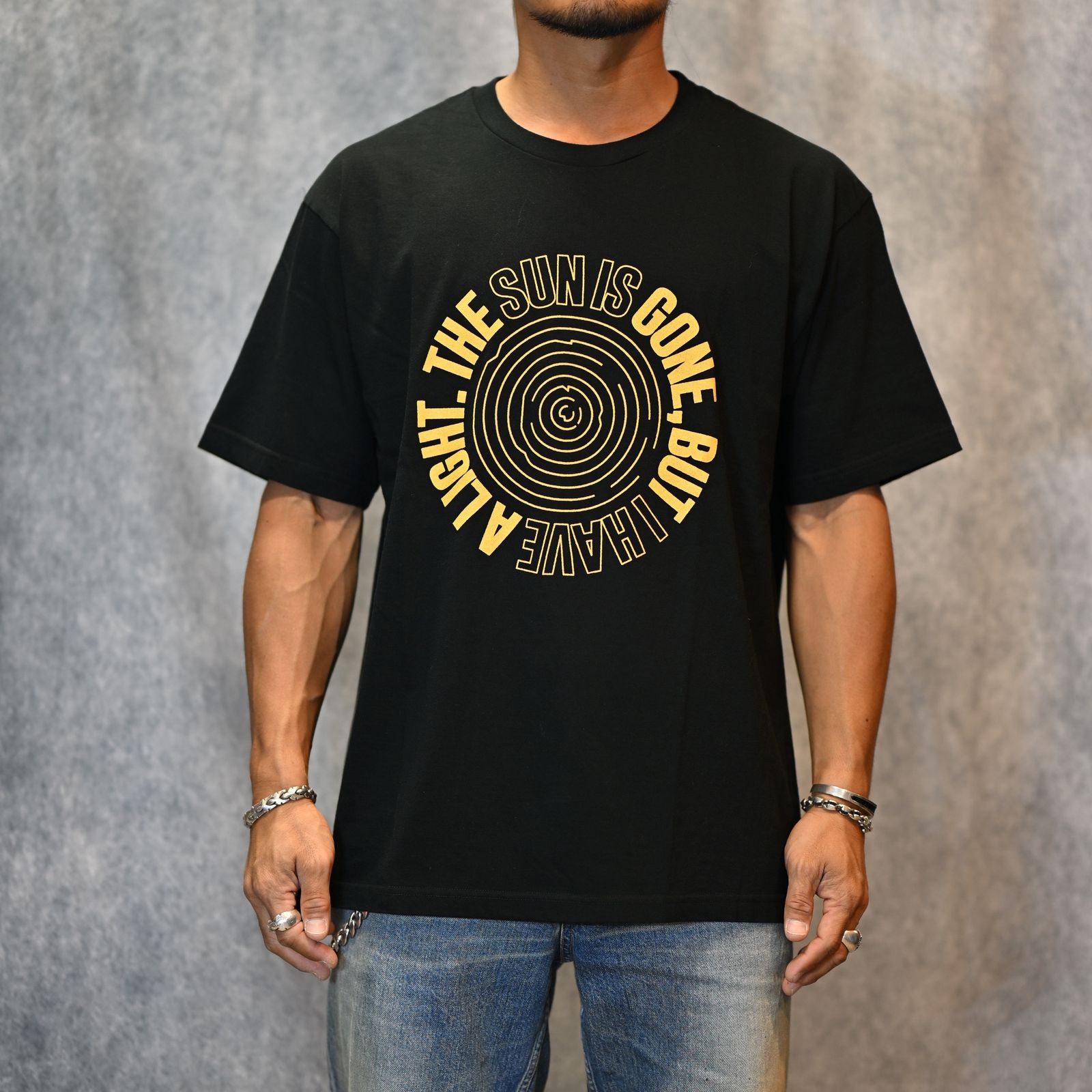 THE SUN IS GONE T-SH （BLACK） / プリントTシャツ （ブラック） 2505-4003