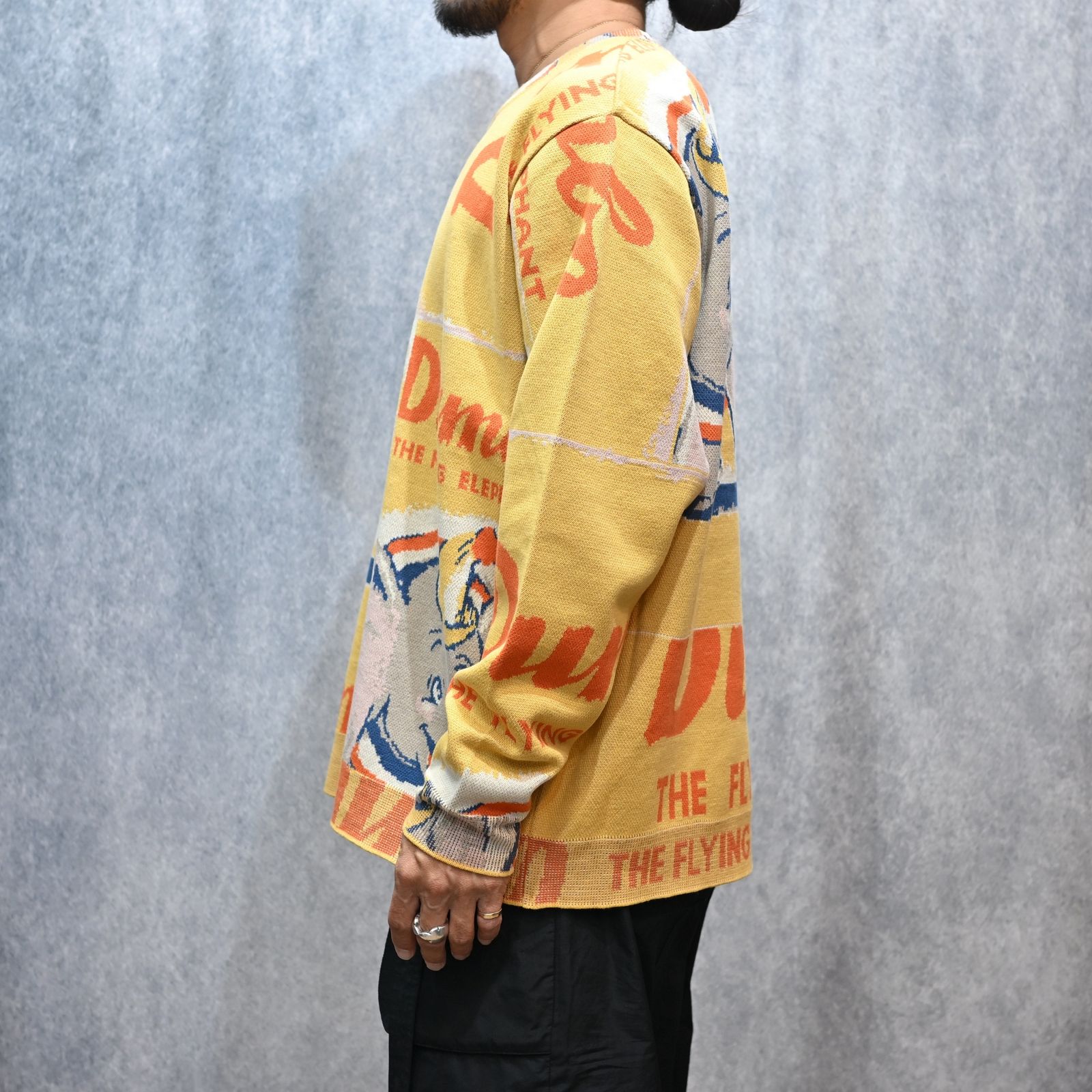 DISNEY VP / PC KNIT COLLECTION CREWNECK  (DUMB/YELLOW)｜ディズニー ニット （ダンボ/イエロー） DP-030-3672-71