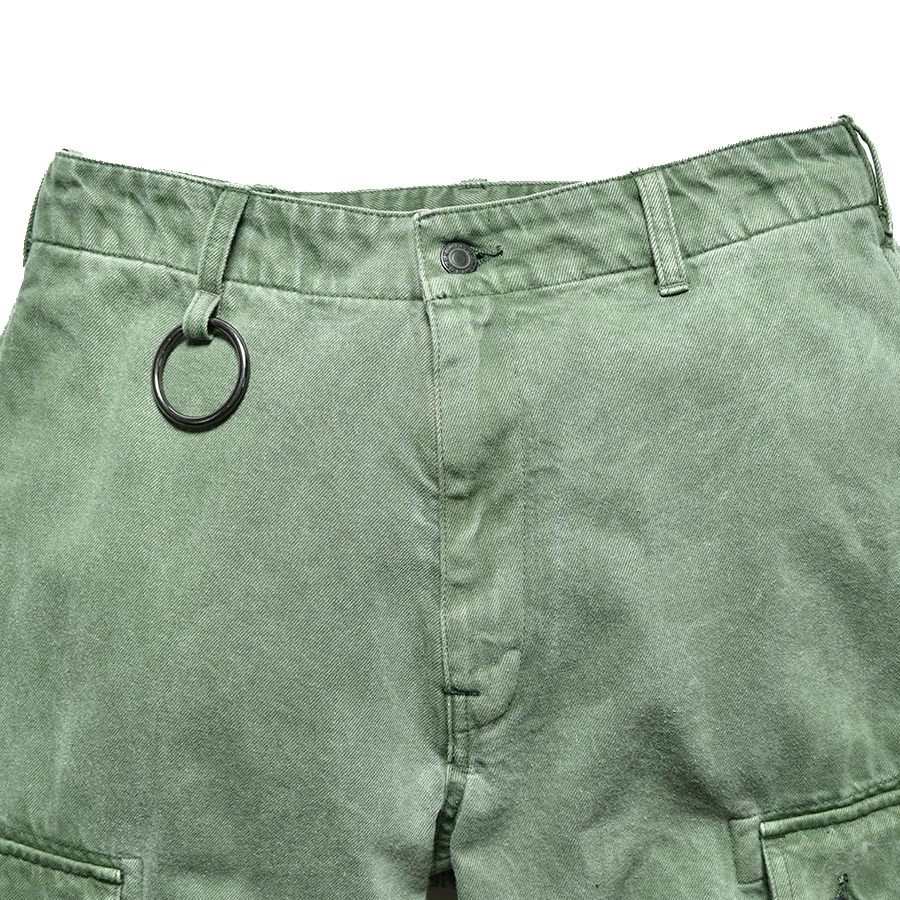 kiton デニムパンツ　カーキ MINEDENIM - Denim Wide Cargo PS （KHA） / デニム ワイド