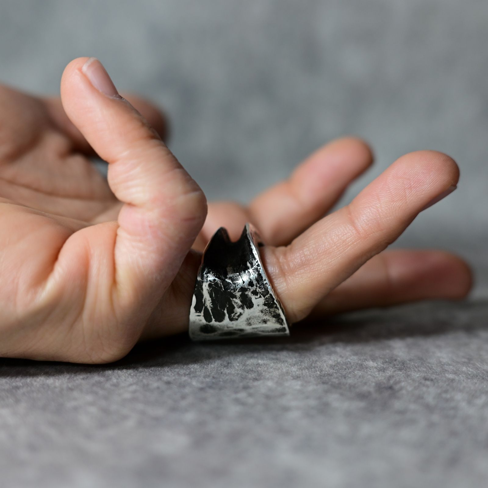 BEND RING  （18号）｜ SILVERS 純銀