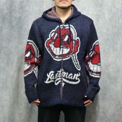 LM Mohair Parka （NAVY / ネイビー） モヘアニット パーカー｜SAN-A-016N