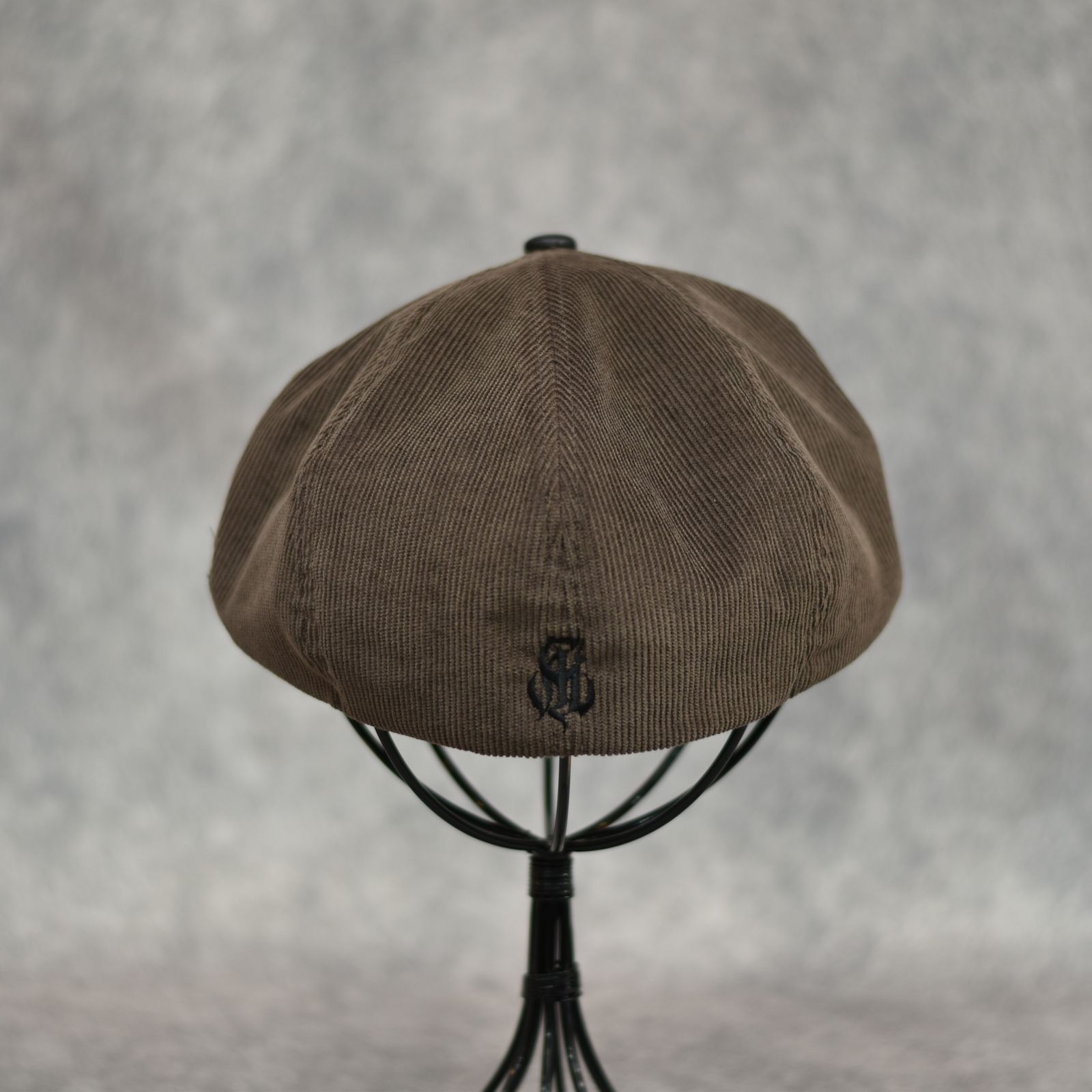 CAL NT LOGO CORDUROY TWO TONE CAS (BROWN)｜コーデュロイ キャスケット｜CL-25AW043