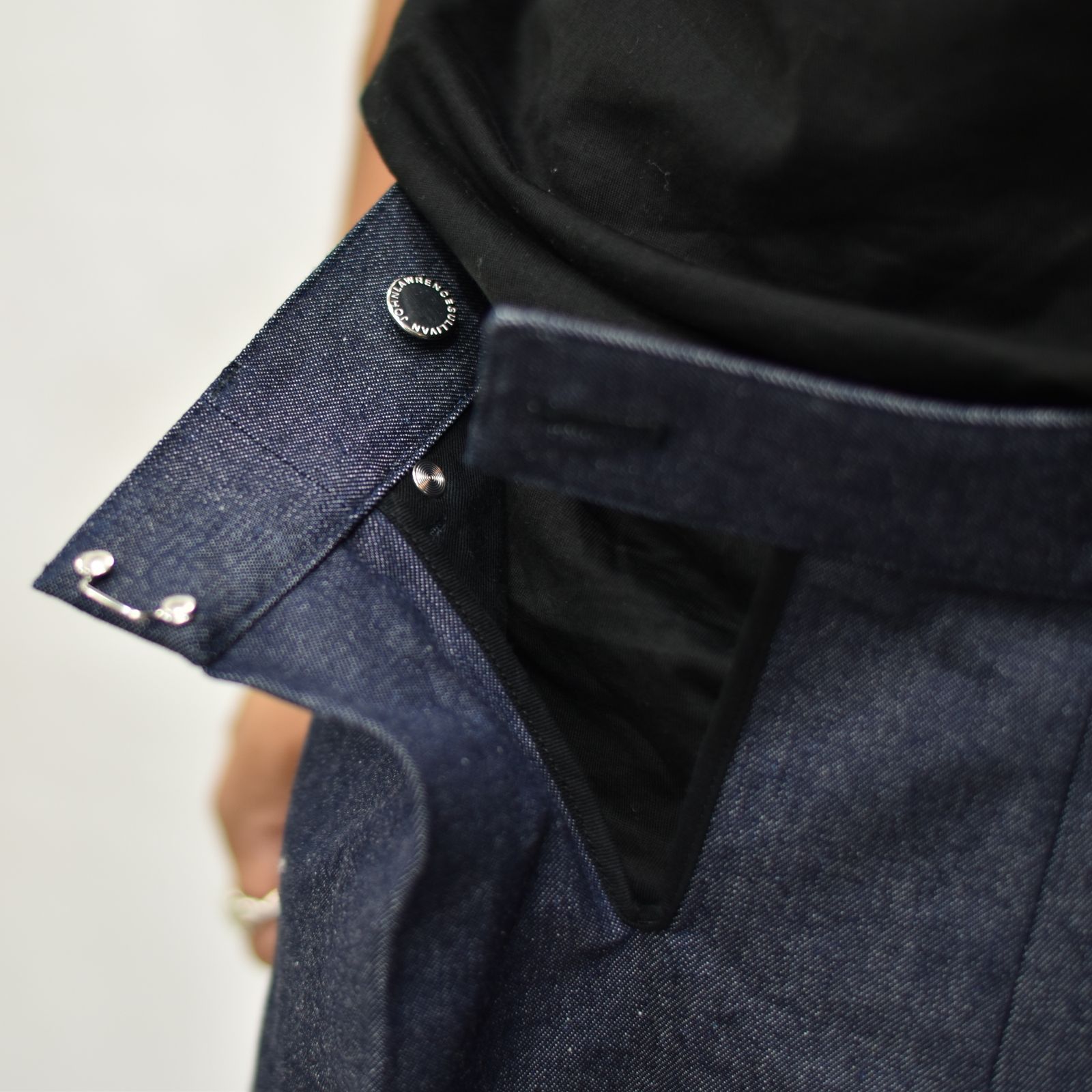 JOHNLAWRENCESULLIVAN - RIGID DENIM WIDE PANTS