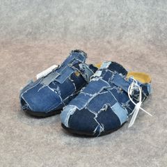MULE SLIPPERS (MULTI DENIM) | デニム ミュール スリッパ