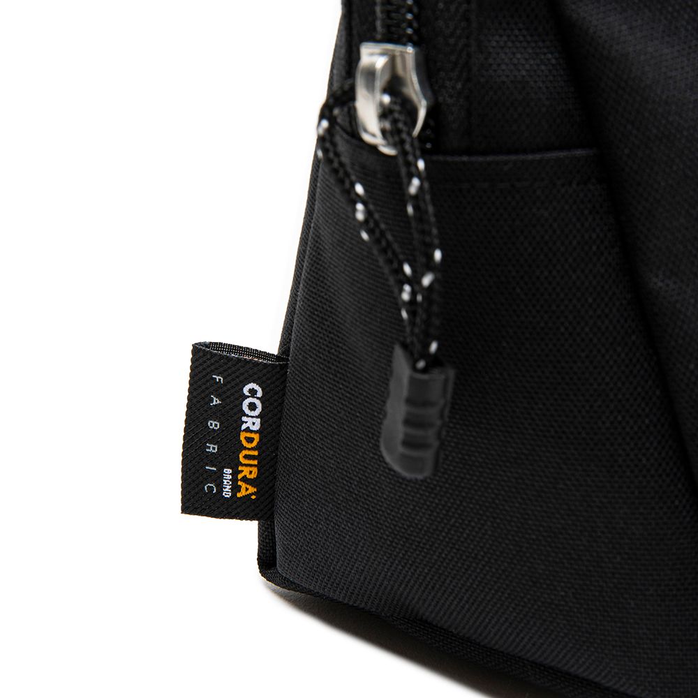 CALEE - Cordura fabric tm logo pouch (Black) / コーデュラ トレード