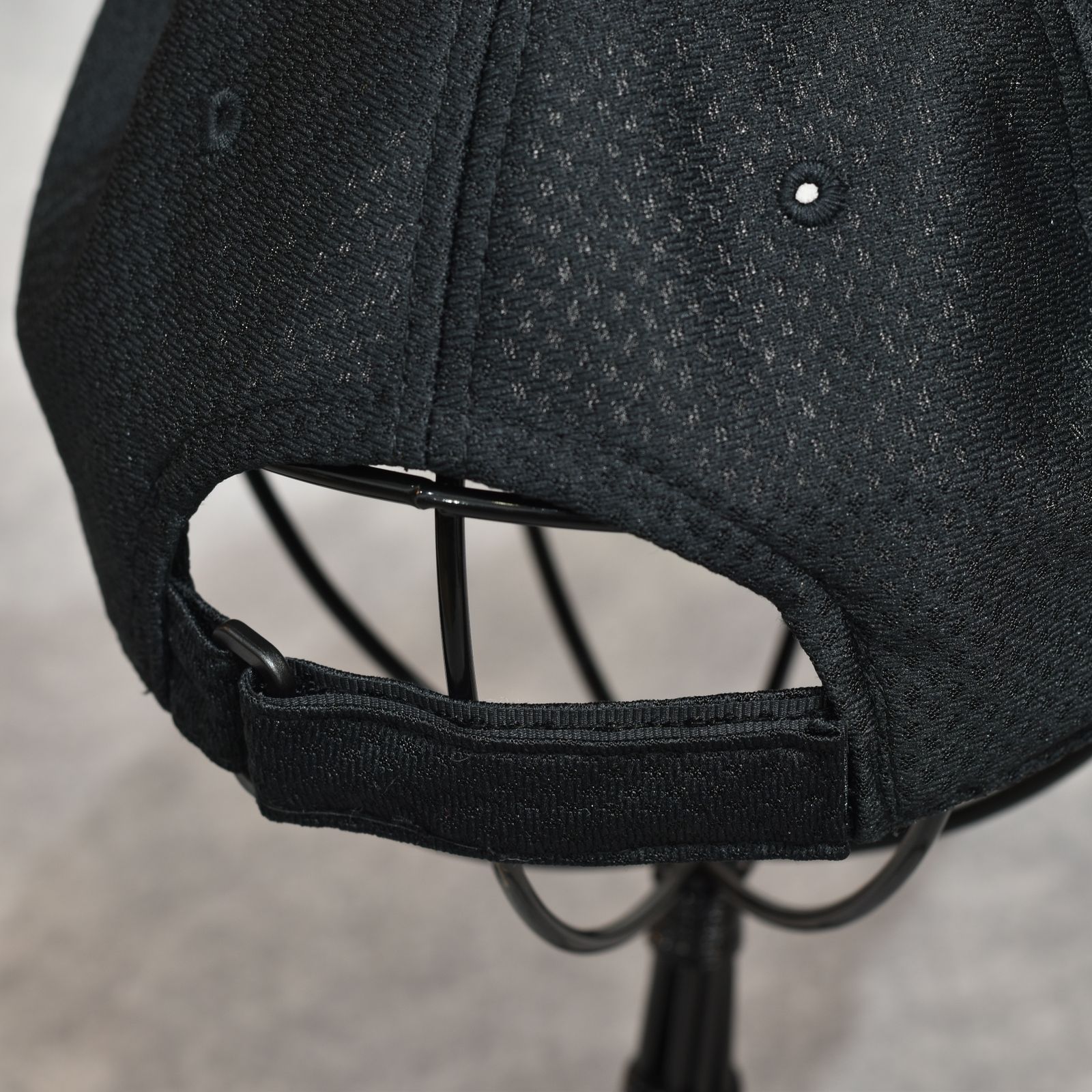 C LOGO REPLICA CAP (BLACK)｜メッシュ ベースボールキャップ｜CL-26SS046
