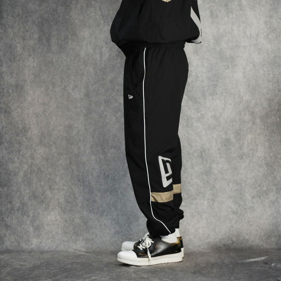 × NEWERA®︎ CALEE LOGO OVERSIZED PIPING TRACK PANTS ＜EXCLUSIVE＞ (BLACK) / ニューエラ トラックパンツ