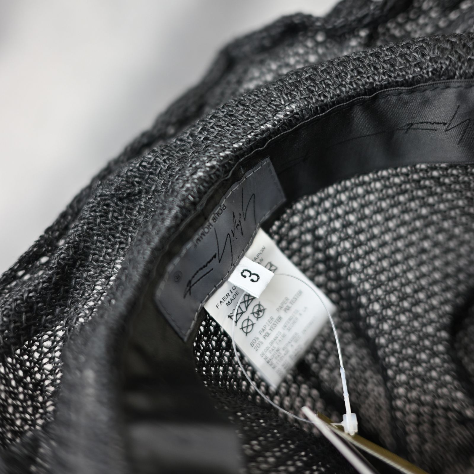 PAPER PE BODY MOUNTAIN HAT （BLACK） /  マウンテンハット （ブラック） HP-H03-960-4-04