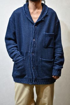 BEATNIK KENDO KNIT CARDIGAN (BLUE)