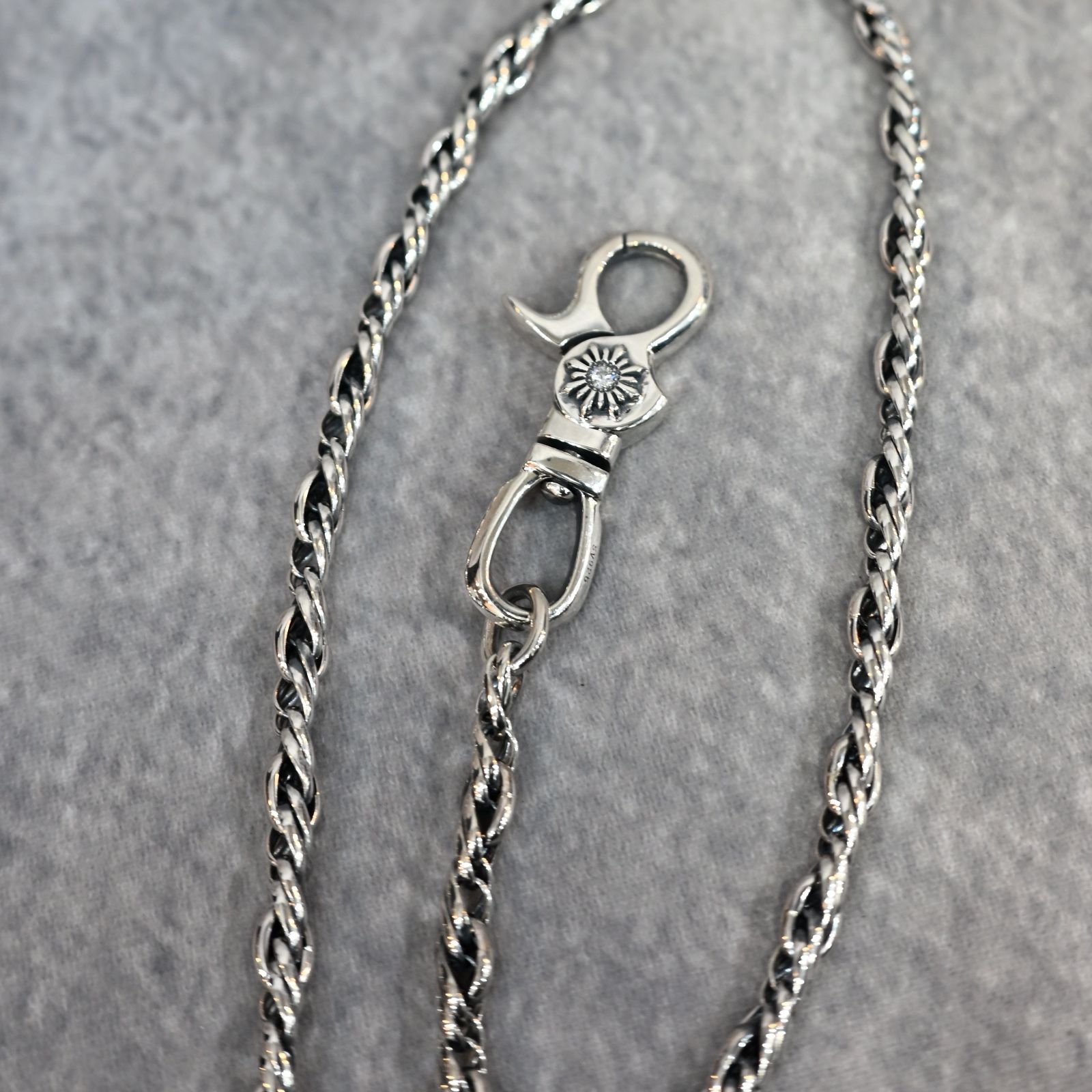 シルバー925 + ジルコニア  ウォレットチェーン (SILVER) ｜ 328-55