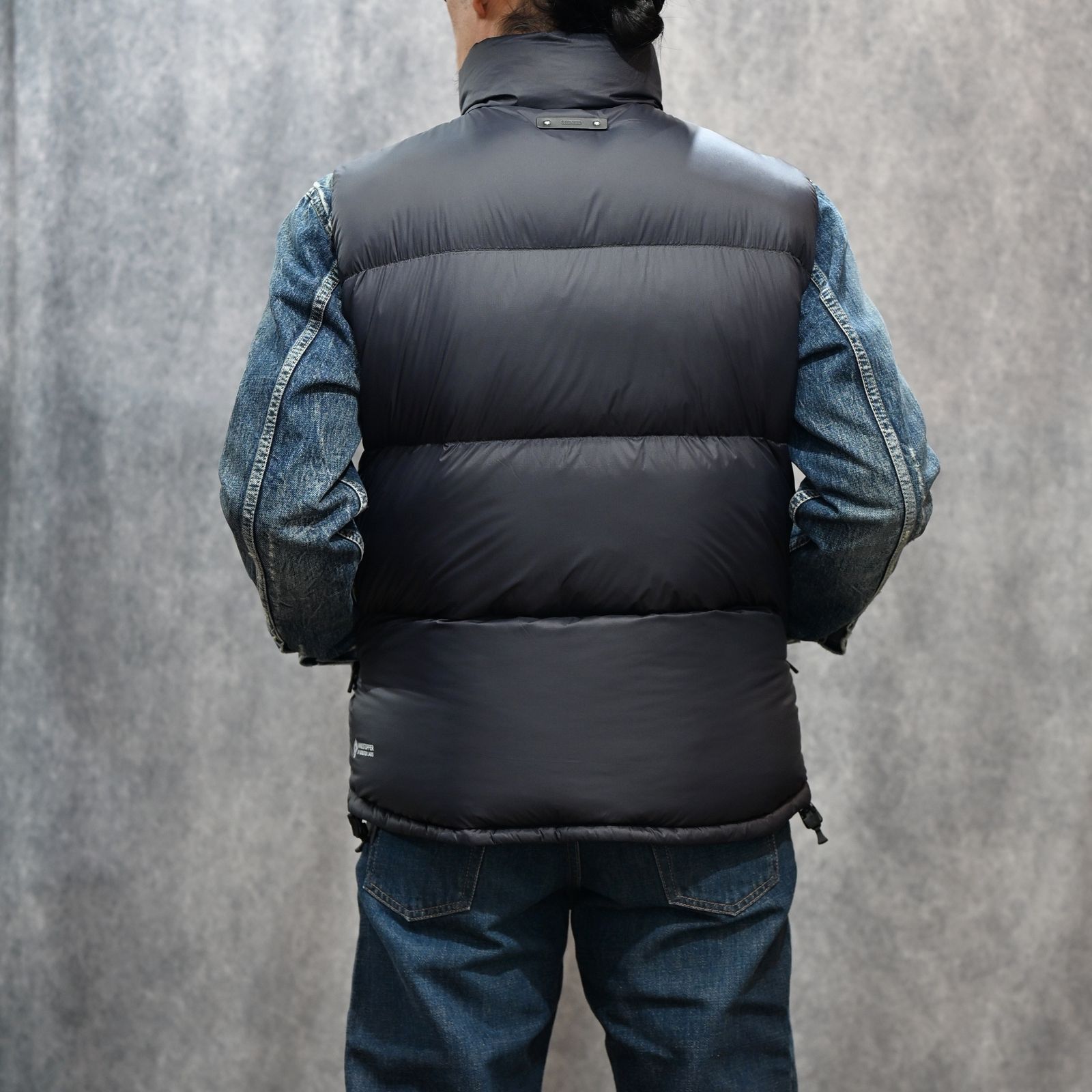 MINEDENIM × nonnative DWELLER TRAINER 2 HI COW LEATHER WITH GORE-TEX by SPINGLE｜NN-V4752（BLK）｜ノンネイティブ ダウンベスト｜NN-V4752