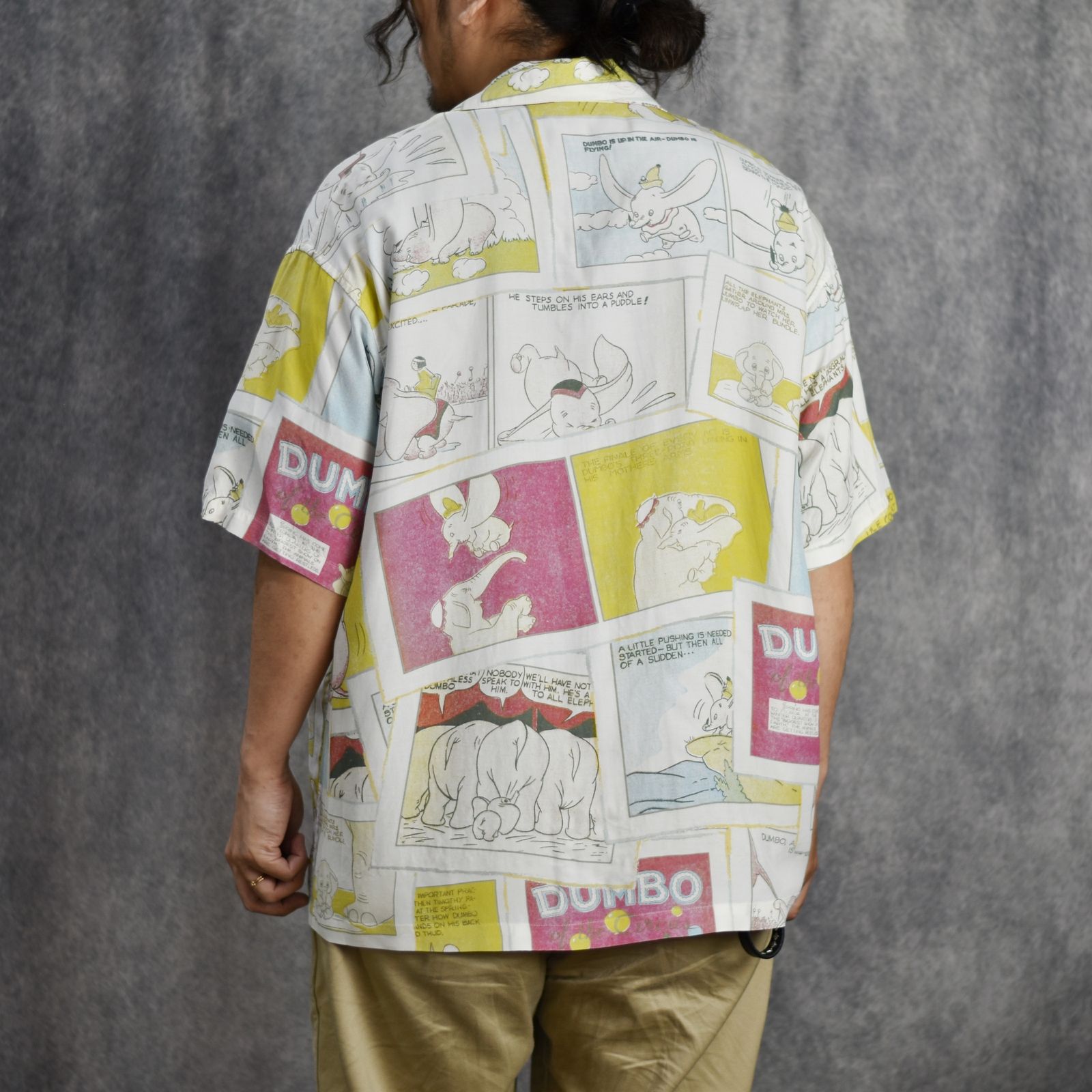 DISNEY VC / PC ALOHA COLLECTION ALOHA SHIRT / DUMBO (VINTAGE) / アロハシャツ / ダンボ / DP-024-3289-75