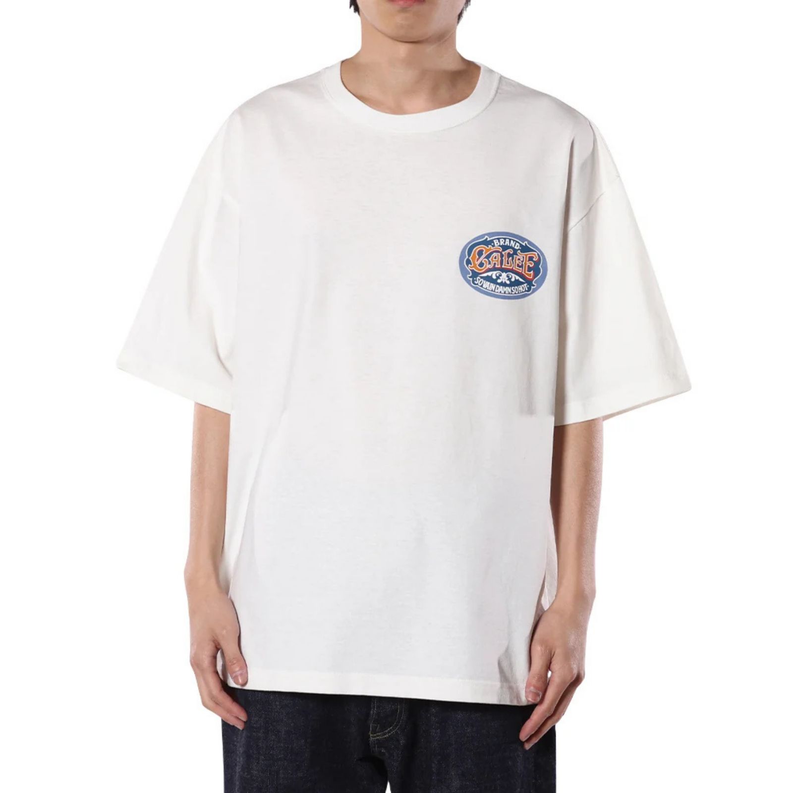 VINTAGE TYPE SIGNBOARD S/S TEE ＜NATURALLY PAINT DESIGN＞ (WHITE)｜プリントTシャツ｜CL-26AWNT001