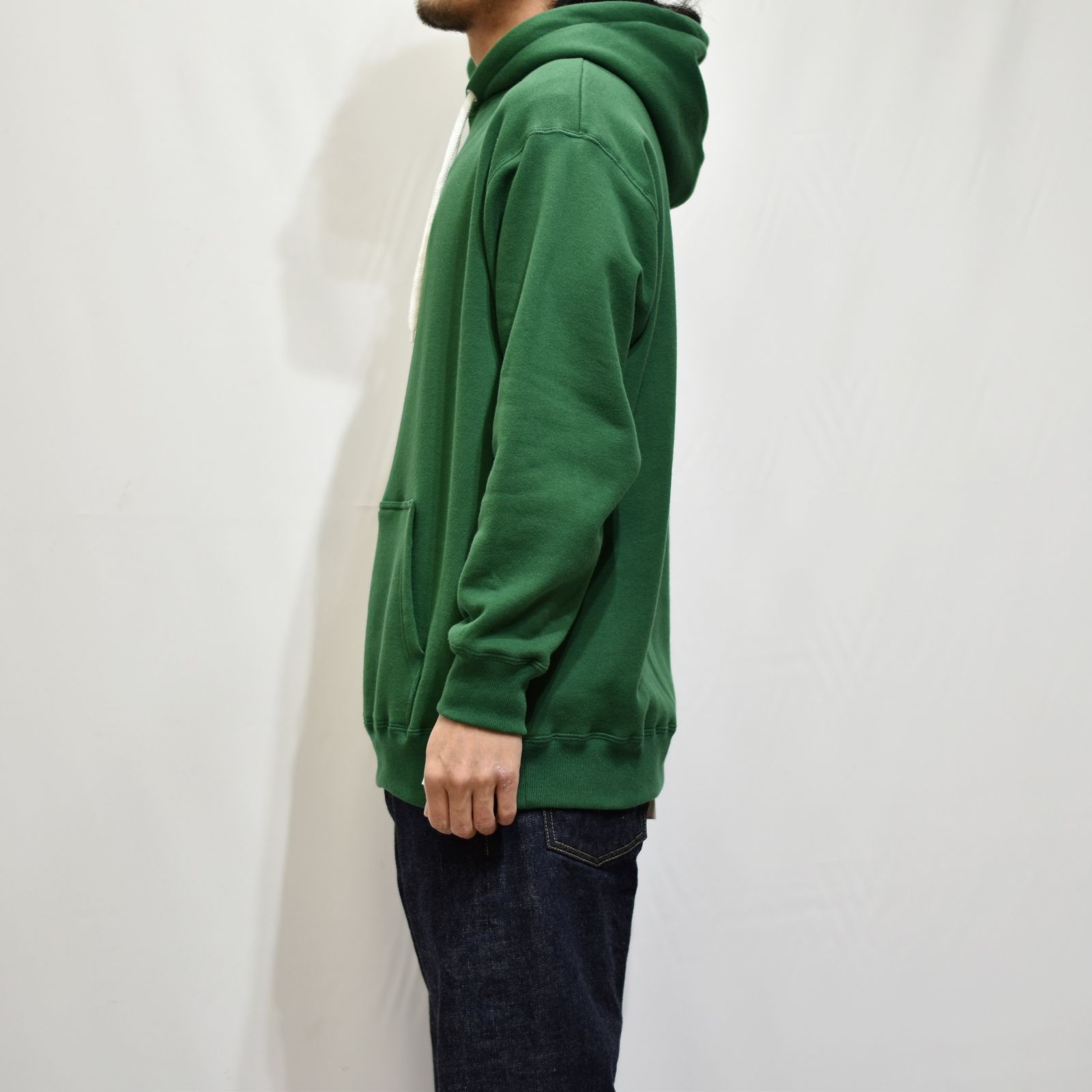 CALEE RC LOGO PULLOVER HOODIE (GREEN)