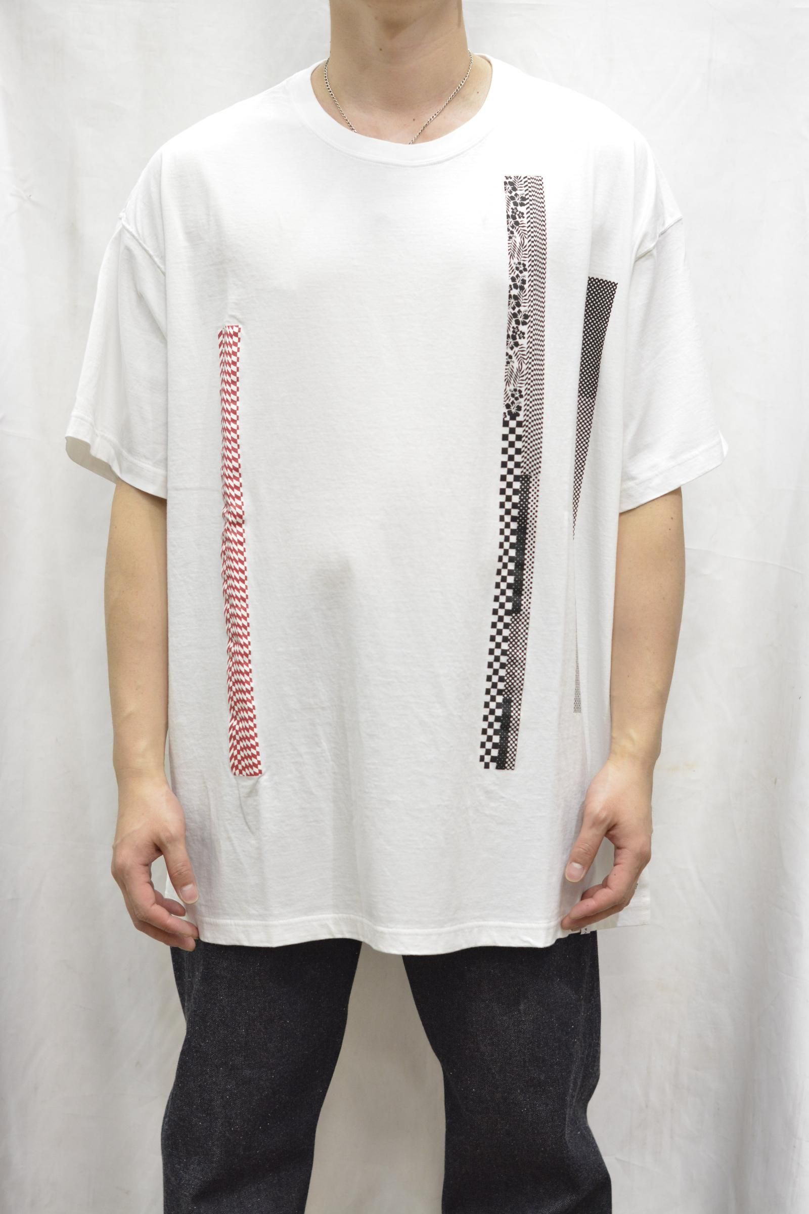 BARCODE PRINT TEE (WHITE)