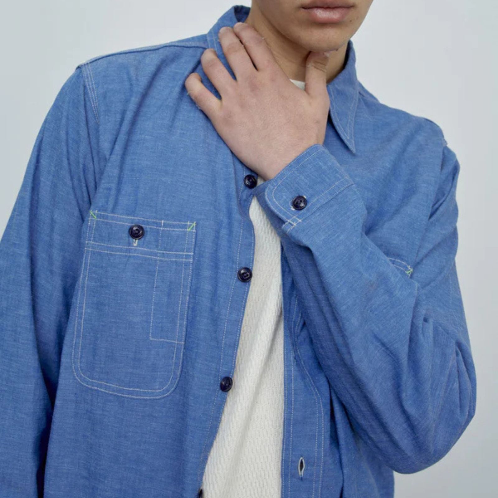 1935 ORIGINAL CHAMBRAY （BLUE GREY）｜シャンブレーシャツ （ブルーグレー）