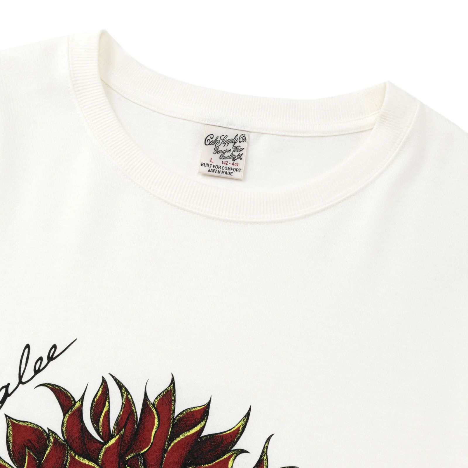 DAHLIA ART TEE ＜MIHO MURAKAMI DESIGN＞ (WHITE / RED)｜× 村上実帆 ダリア プリントTシャツ｜CL-26SS003MM