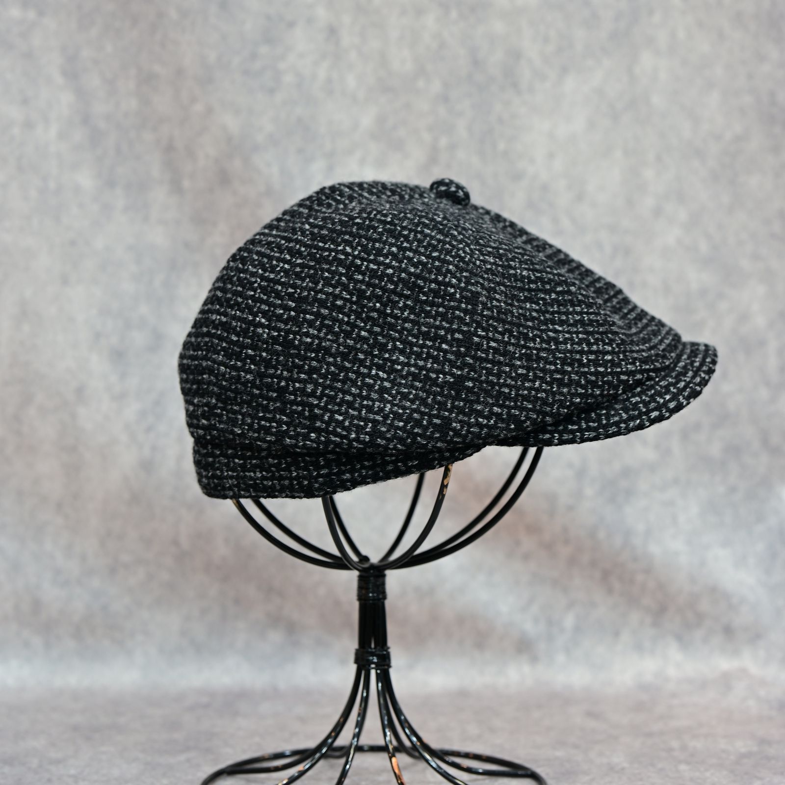 TWEED KNIT CASQUETTE （GRAY）｜ツイード ニット キャスケット （グレー） PC-031-3650-11