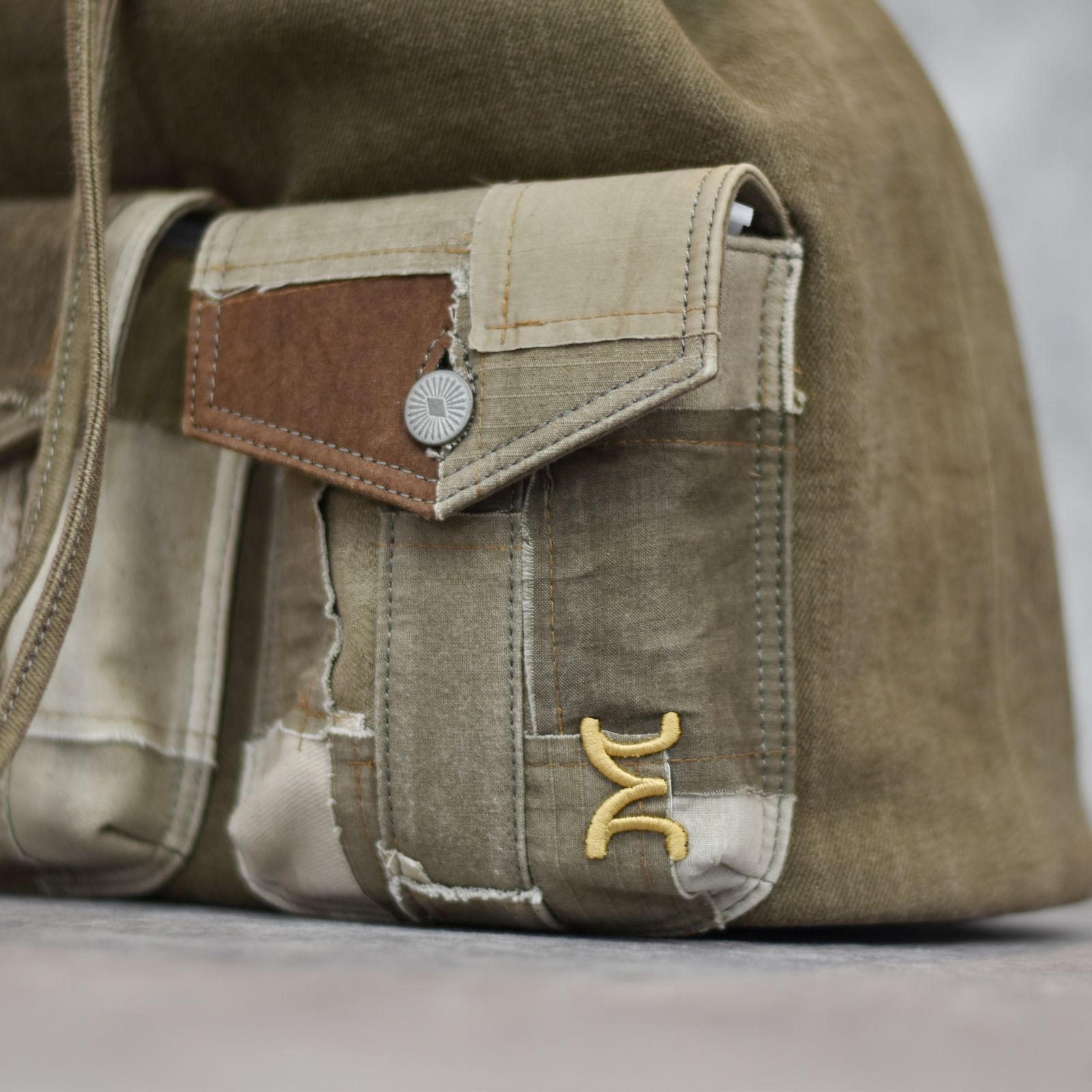 TOOL BAG  (DK BROWN) | バケットバッグ 巾着バッグ