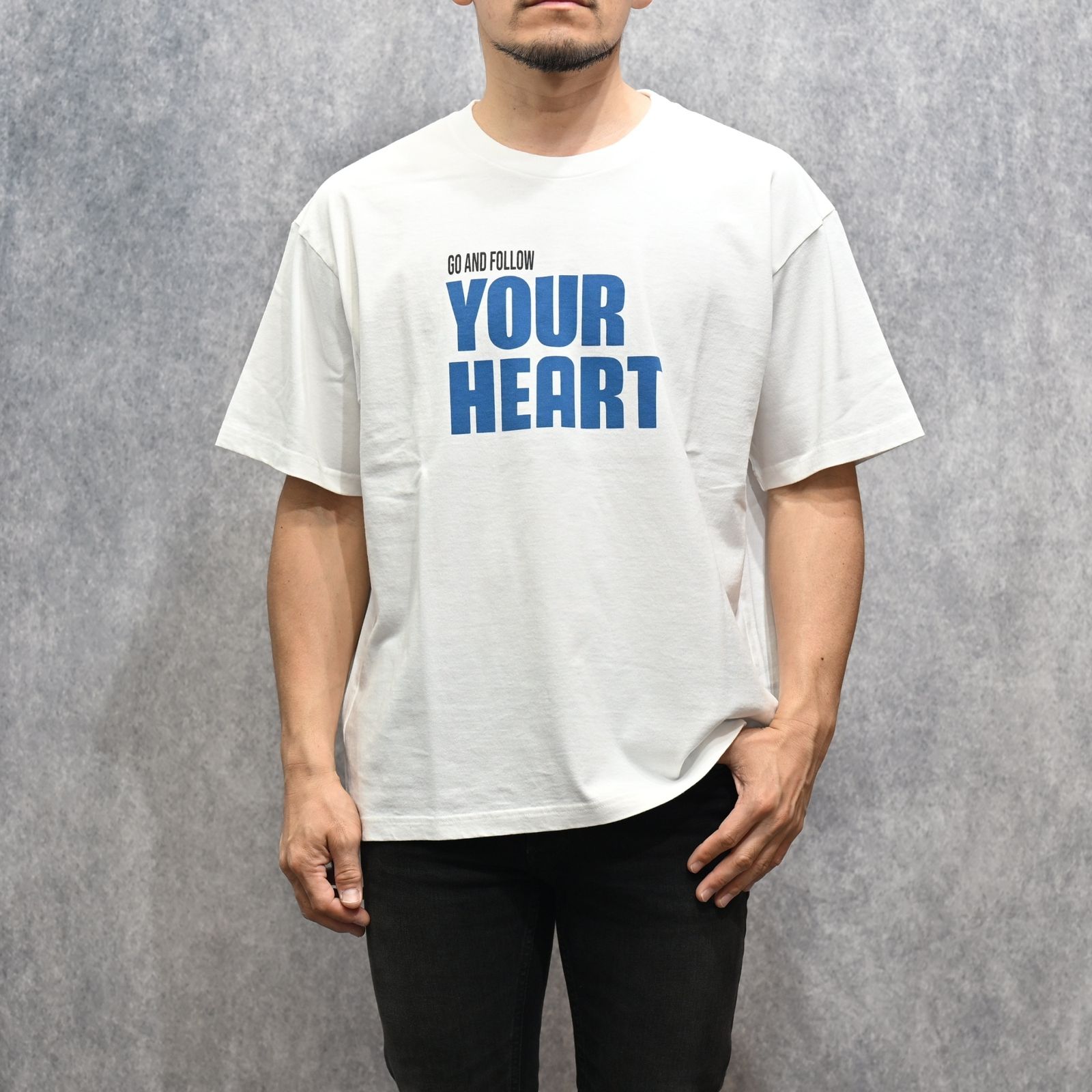 Go And Follow Your Tee （WHT） ｜プリントTシャツ (ホワイト)｜2604-4003
