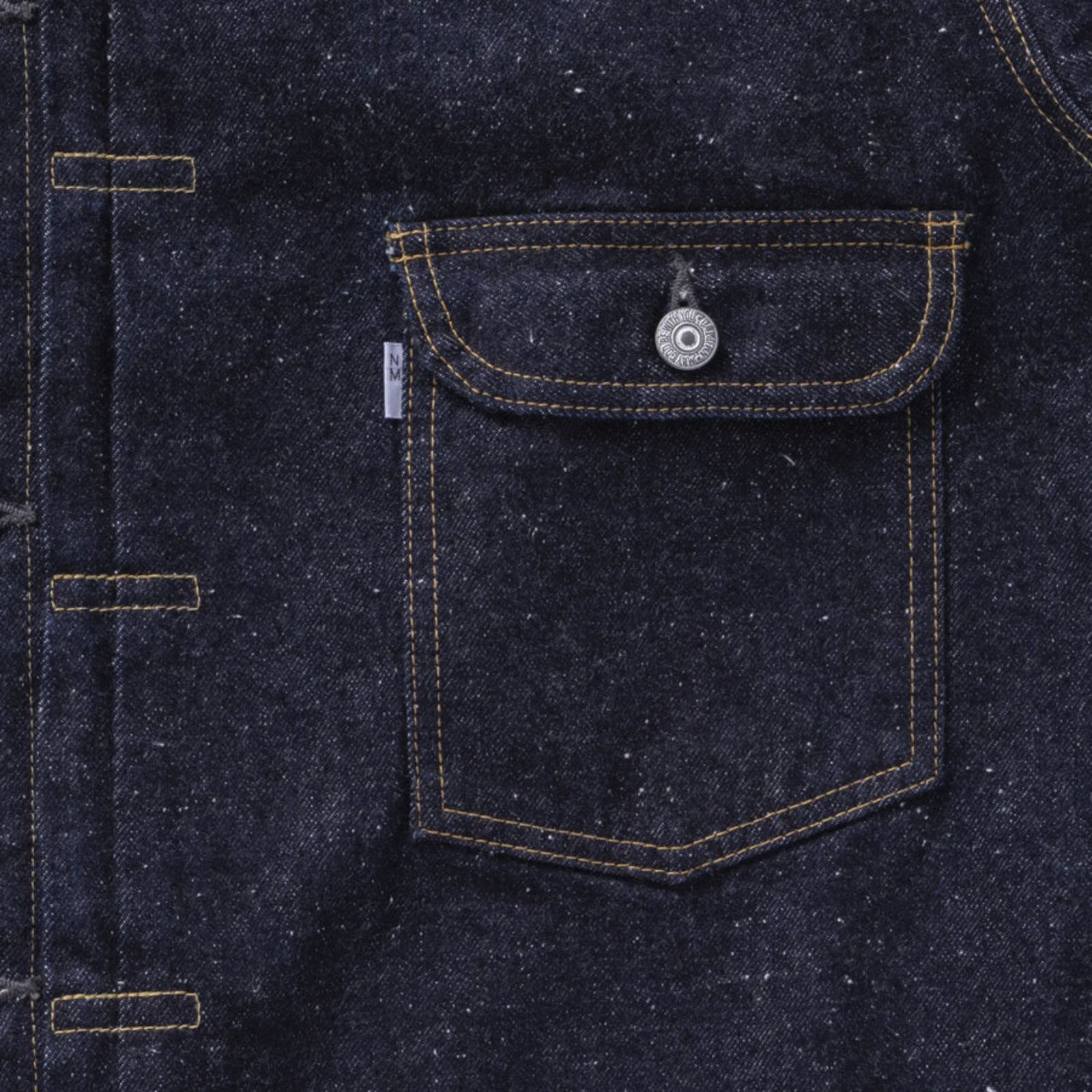 #023 LV T-BACK DENIM JACKET BLEACH ONE-WASHED （INDIGO） / デニムジャケット Gジャン ワンウォッシュ （インディゴ）