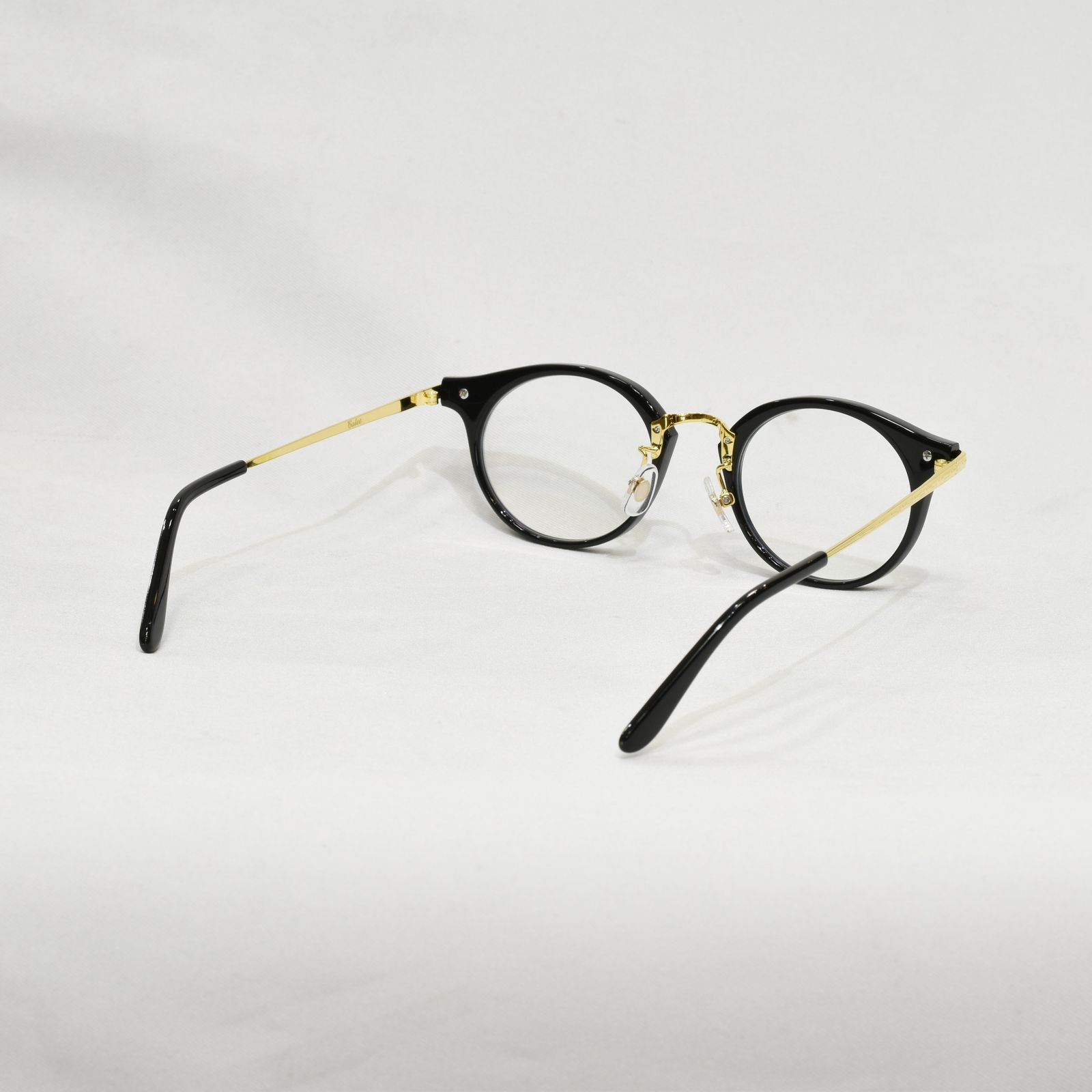 CALEE - C/M COMBI TYPE GLASSES (BLACK/BROWN) / アーネルタイプ