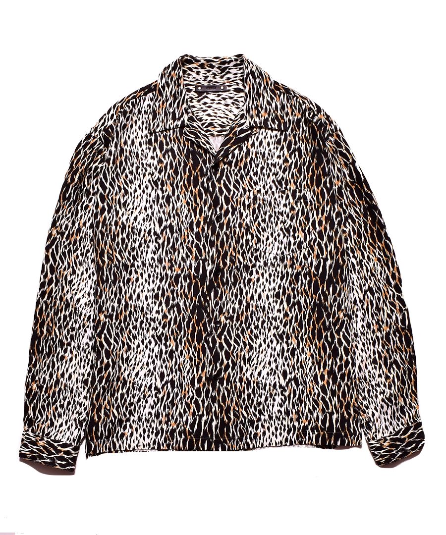 MINEDENIM - Leopard Open Collar SH （WPT） レオパード アニマル柄 ...