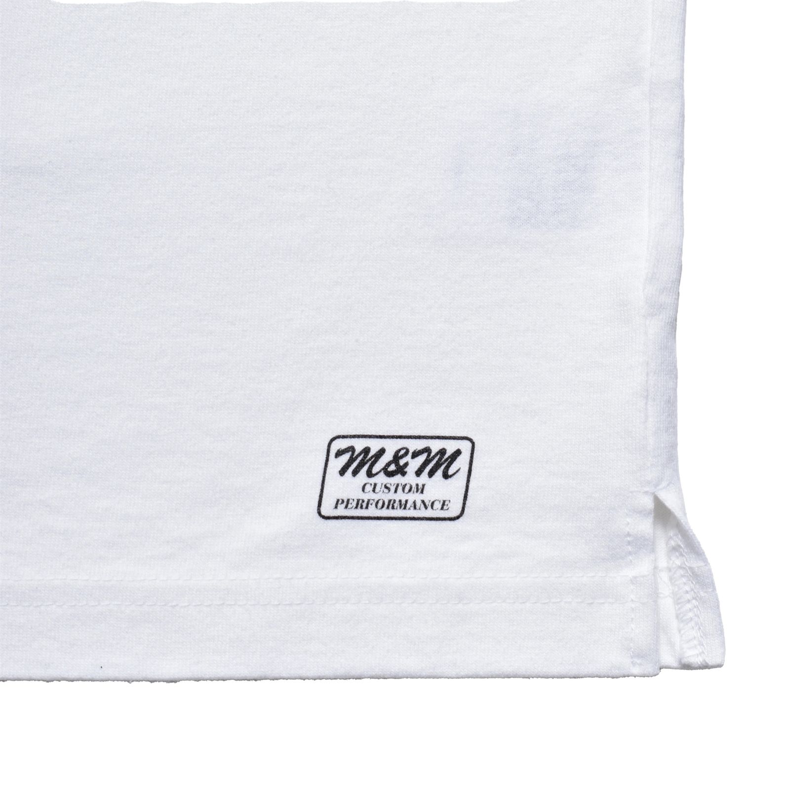 × M&M CUSTOM PERFORMANCE Star Embroidery Pocket Tee （WHT）｜× エムアンドエムカスタムパフォーマス 星刺繍 ポケットTシャツ｜MND-MM41