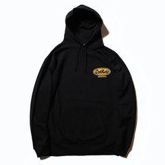 CUTRATE LOGO OMW L/S PULLOVER PARKA (BLACK)