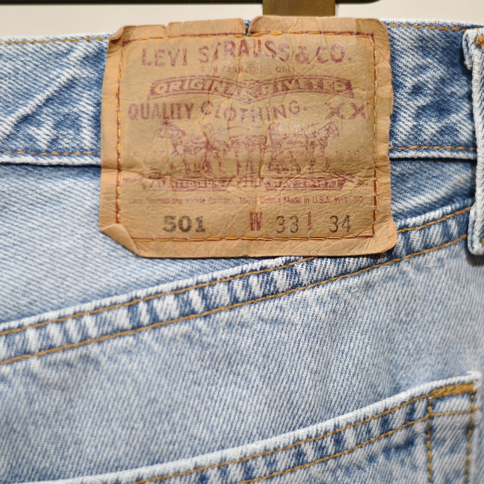 古着 00's｜Levi's リーバイス 501 - 0193 USA製 デニムパンツ｜表記サイズ 33x34