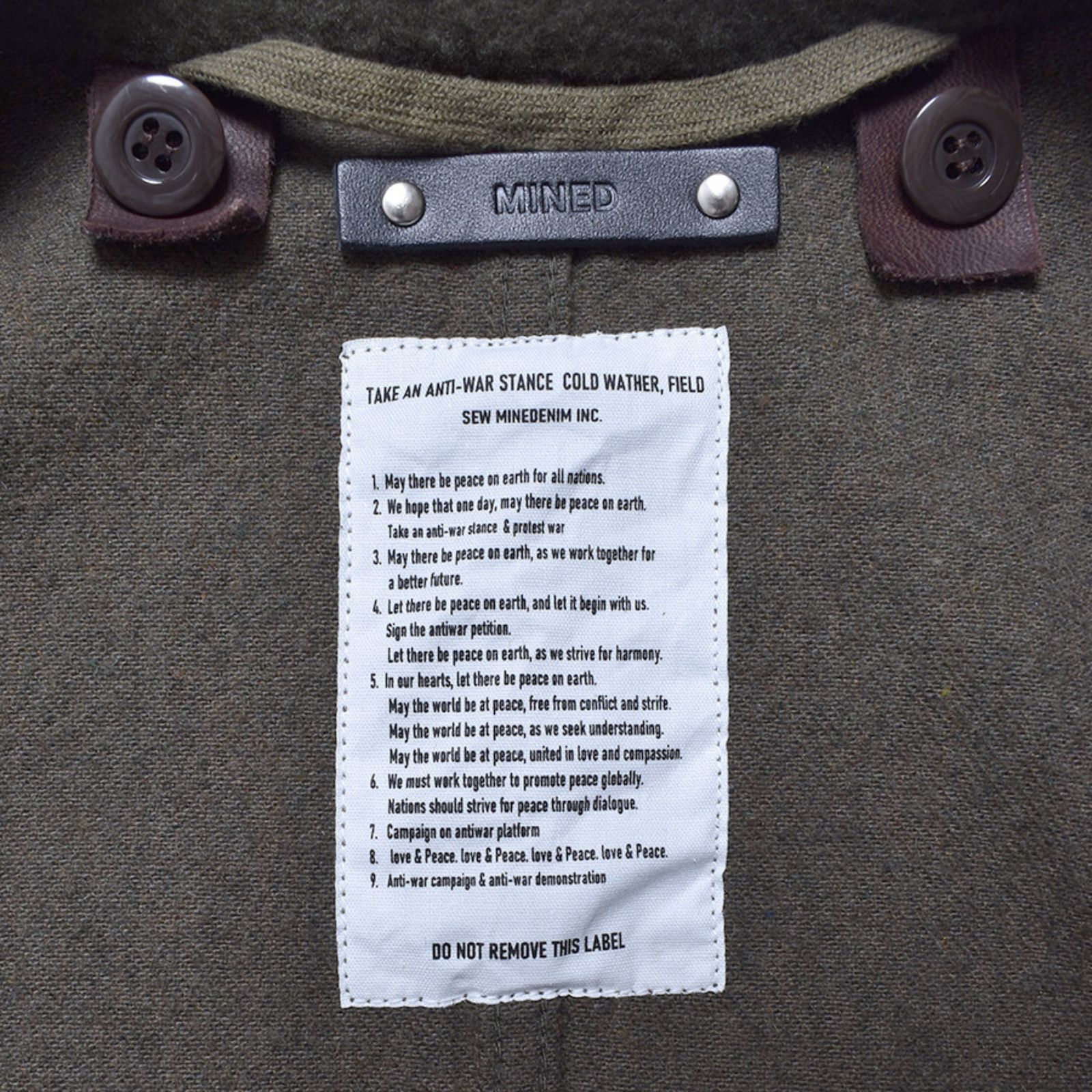 Shrunk Wool Balmacaan CT （KHA）｜モッズコート｜2510-9003