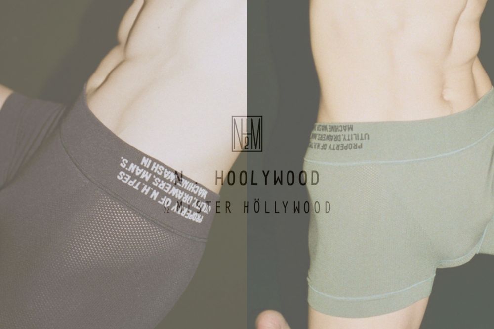 N.HOLLYWOOD × WACOAL 【ワコールの技術協力を得て製作したサイズレスで前後表裏区分なくはけるボクサーパンツ】 好評により再入荷!!