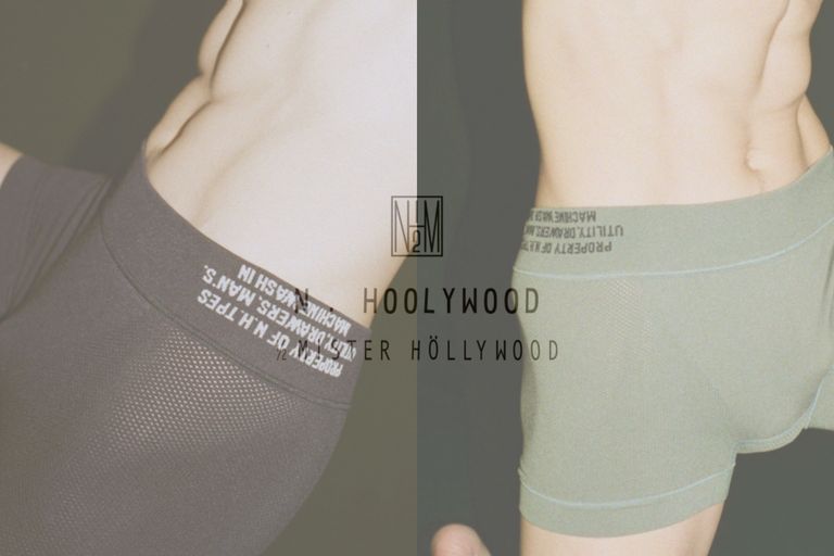 N.HOLLYWOOD × WACOAL 【ワコールの技術協力を得て製作したサイズレスで前後表裏区分なくはけるボクサーパンツ】 好評により再入荷!!