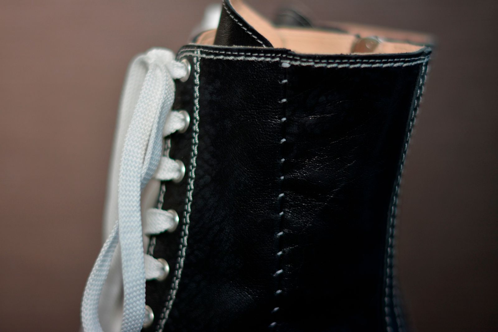 【chord 別注アイテム】 HORSE LEATHER EXTRA HI CUT SNEAKER SPAIRAL ZIP LINED