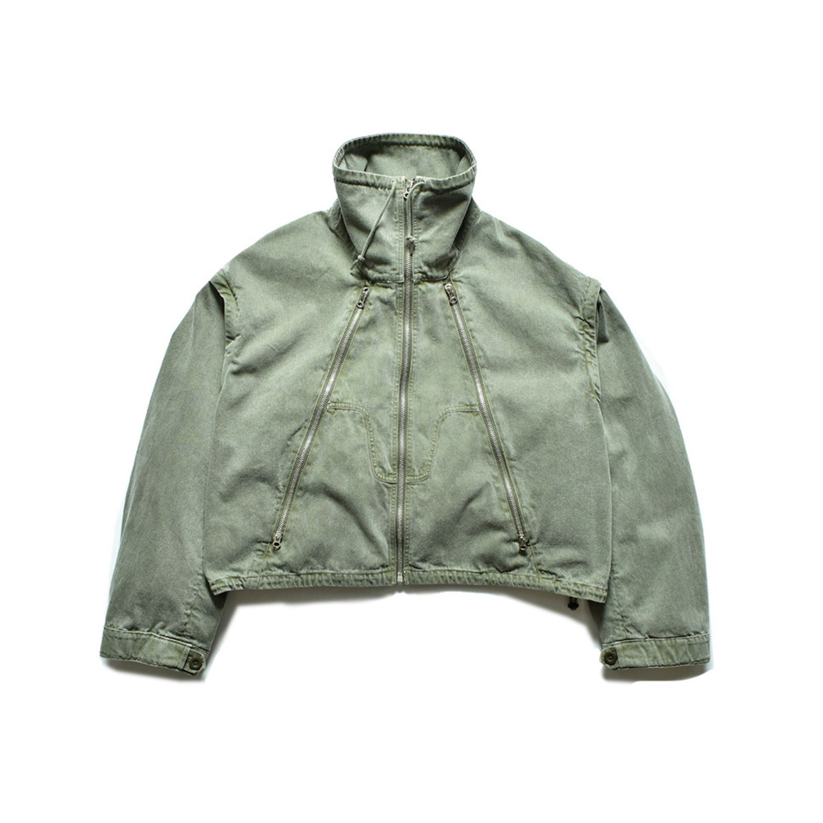 S.Blouson Docking Denim Mods CT （KHA） /  ショートブルゾン ドッキングモッズコート （カーキ）