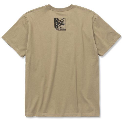 CALEE SIGN BOARD T‐SHIRT ＜NATURALLY PAINT DESIGN＞ (BEIGE) / プリントTシャツ