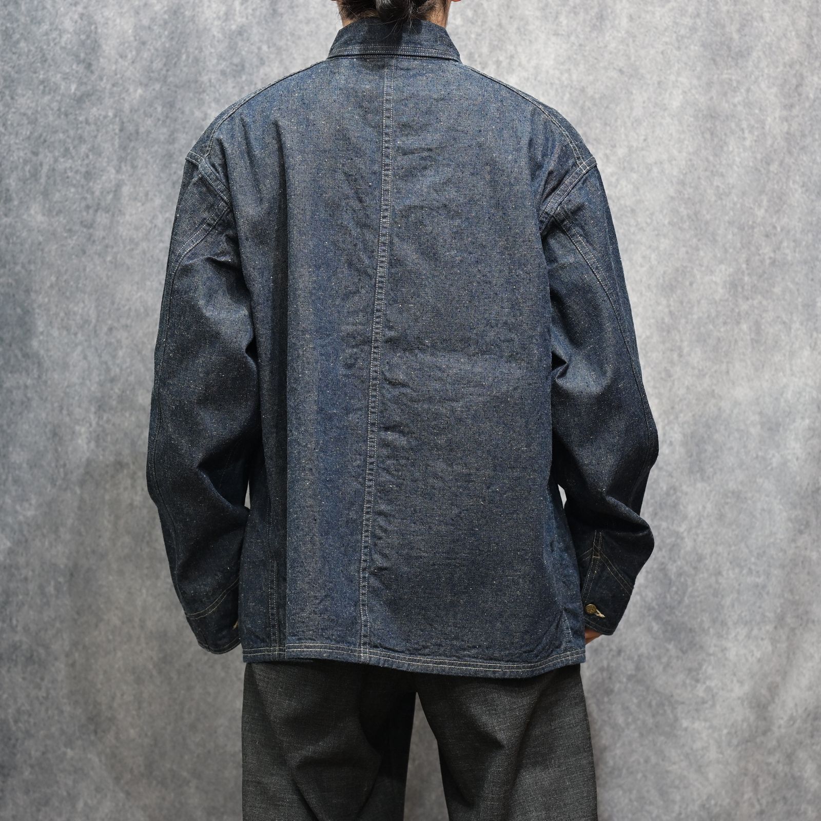 #024 LE CHORE JACKET ONE-WASHED （INDIGO） / カバーオール （インディゴ） 2026SSJK-YY-0012