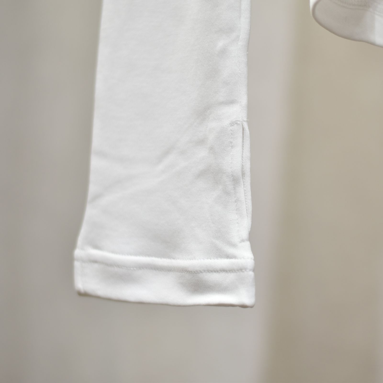 COTTON JERSEY TURTLE NECK TOP"
