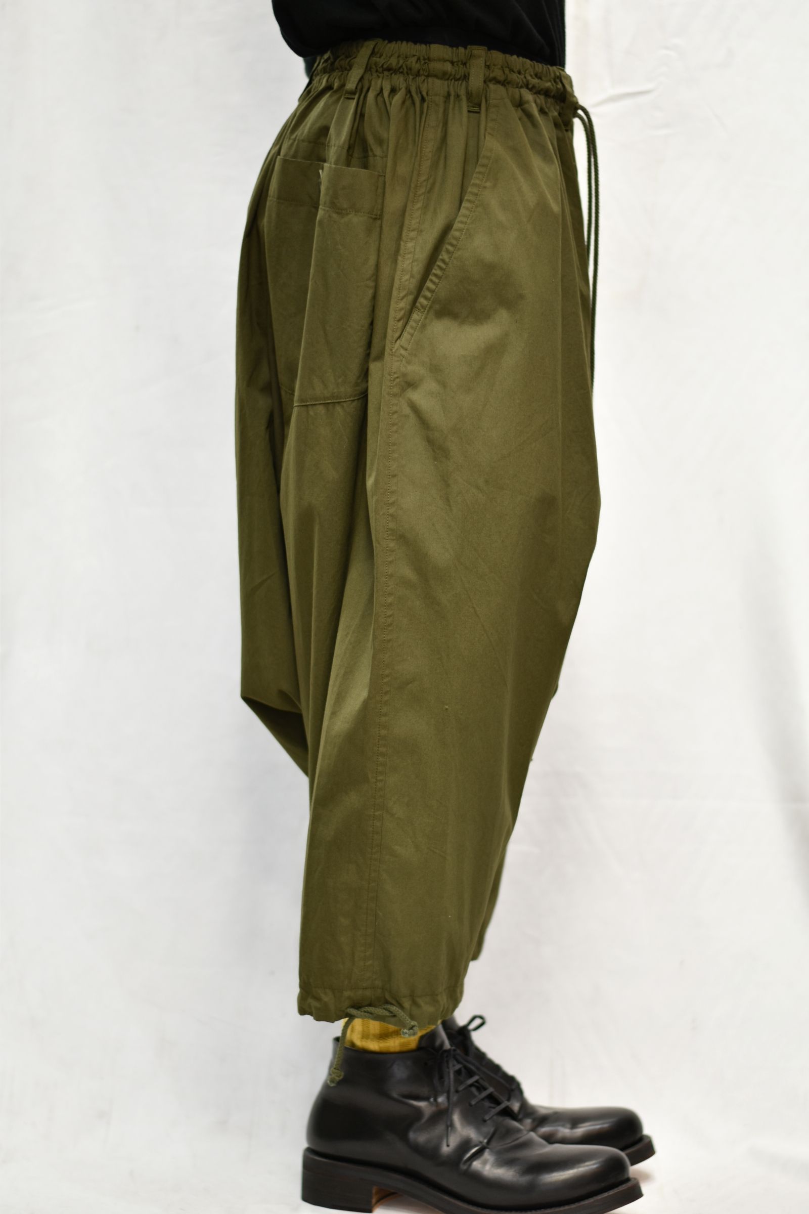 Ground Y - 40/2 Cotton Broad Drawstring Sarrouel Pants | chord 