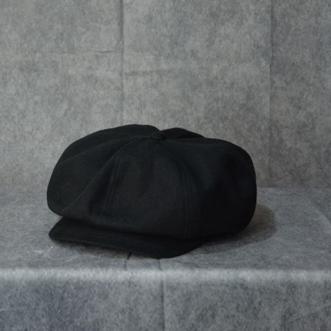 RRL ストライプ キャスケット L レザー ブラック 買えれ 帽子 ワーク 