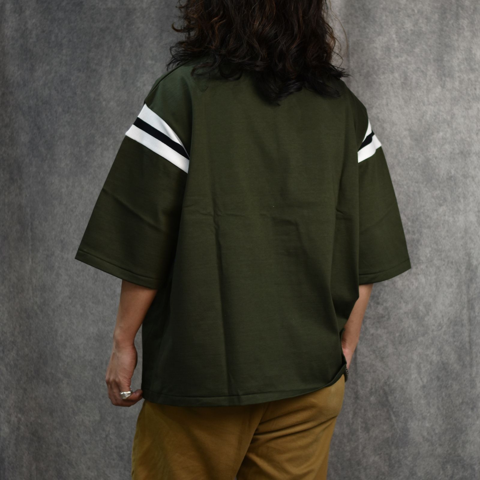 VINTAGE TYPE FOOT BALL TEE (OLIVE) / ヴィンテージタイプ フットボールTシャツ