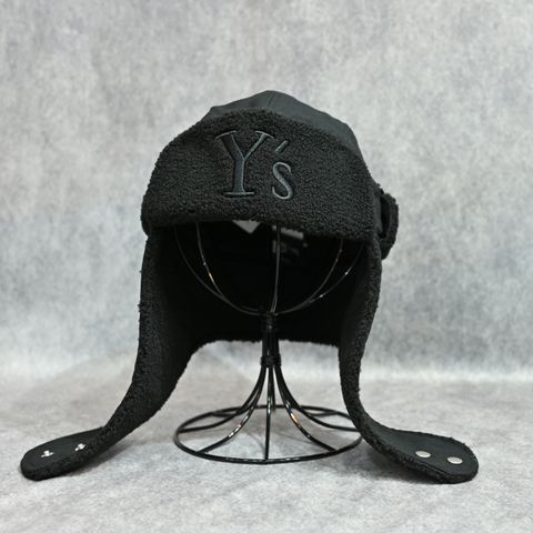 Y's × New Era TRAPPER （Black）｜トラッパー｜YYV-H24-195-1