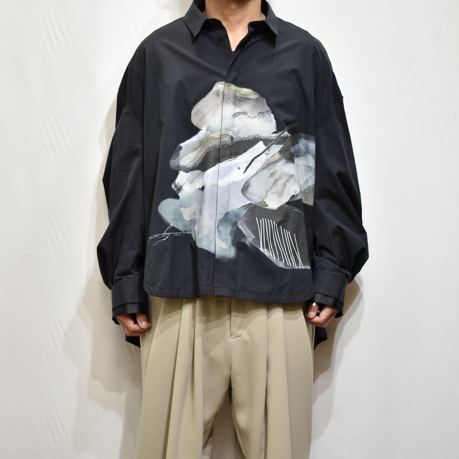 ルーズシャツ / LB22SS-SH02-PR (BLACK)