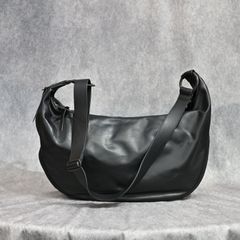 GUIDI オイルカーフ バナナバッグ ラージ （BLACK / ブラック） / 143-11