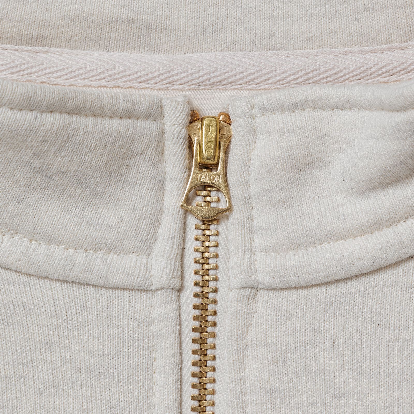 Half Zip Sweat "RICKSON" (OATMEAL) / ハーフジップ スウェット